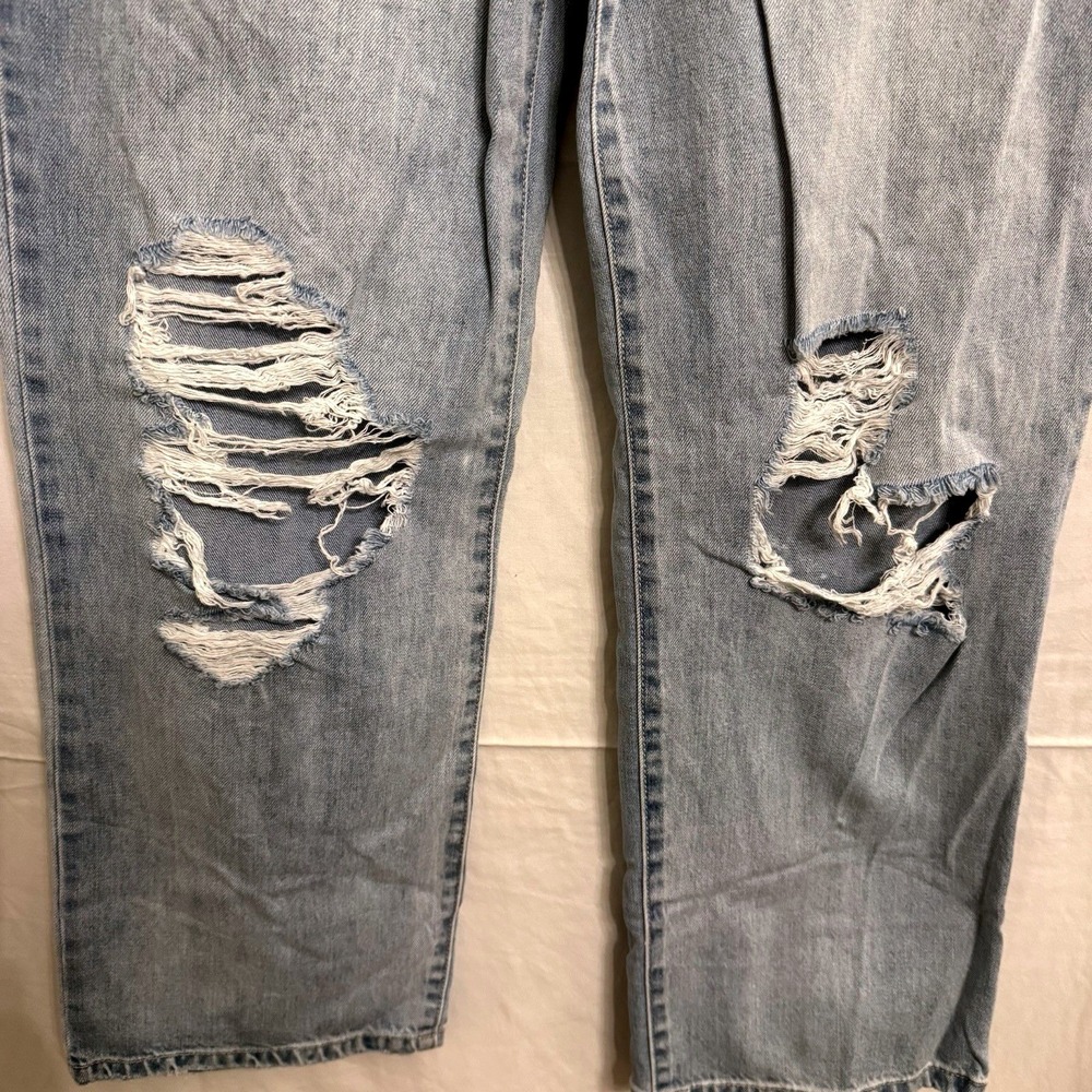 Sincerely Jules Straight Leg Jeans‎ Womens 5/27 Light Wash Distressed SJ22706AG2 - Picture 3 of 7
